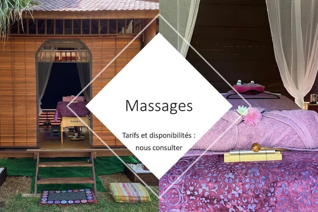 Kazacoco Bungalow A 5 Min A Pieds Du Lagon 拉萨尔勒班 外观 照片